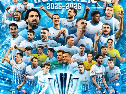 Universitatea Craiova a câștigat titlul după 35 de ani! Oltenii au făcut eventul după un 5-0 spectaculos cu U Cluj