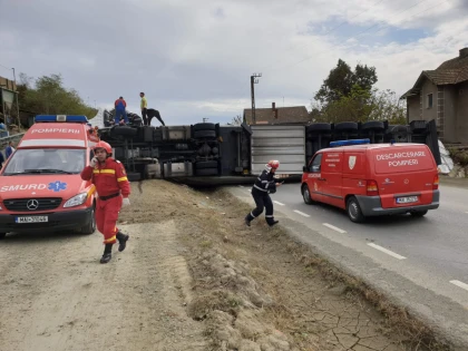 (UPDATE) Accident grav la Bătuța! DN7 e blocat, iar la fața locului a fost solicitat elicopterul SMURD