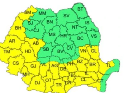 Urmează zile cu temperaturi ridicate! Cod galben în județul Arad în intervalul 6-9 august