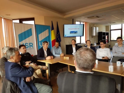 USR Arad a primit vizita conducerii centrale