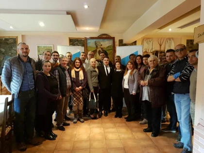 USR Arad a vizitat comuna Vârfurile