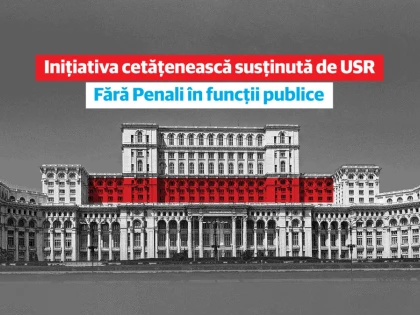 USR Arad: ”Fără penali în funcții publice, fără condiții de lux pentru corupți!”