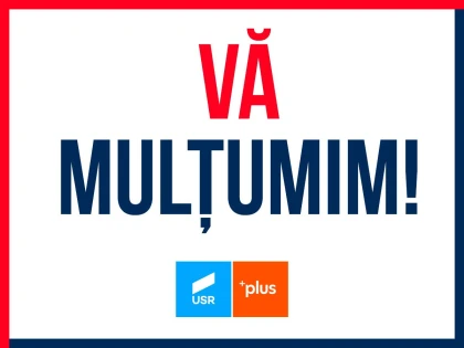 USR PLUS: Mulțumim alegătorilor, continuăm ceea ce am început acum patru ani