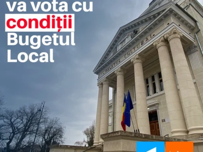 USR PLUS votează bugetul local cu anumite condiții