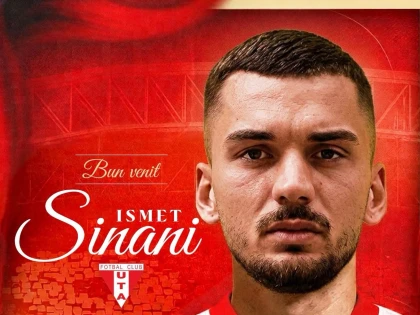 UTA a transferat un atacant format la AC Milan. Ismet Sinani a semnat cu echipa arădeană