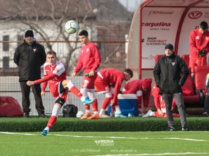 UTA - Crişul, ultimul amical înaintea cantonamentului