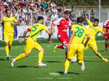 UTA deschide etapa a treia a play-off-ului, cu deplasarea de la Mioveni