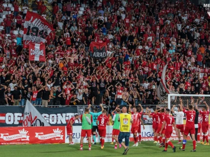 UTA e pe val în Liga 1 şi rămâne în zona de play-off! Victorie fără emoţii, cu FC Voluntari
