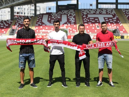 UTA i-a prezentat astăzi pe Chindriş, Stahl şi Maxim, iar Poenaru promite şi alte achiziţii!