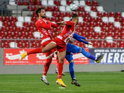 UTA rămâne în a doua jumătate a clasamentului din Liga 1