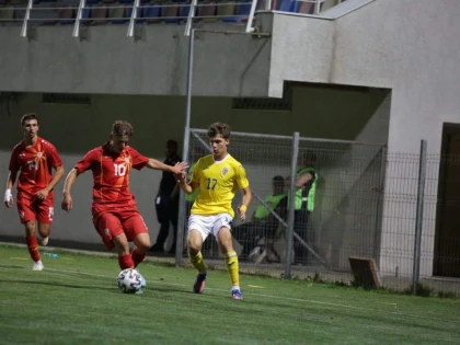 Utiștii Pop și Cibi au fost pe teren în remiza României U18 cu Macedonia