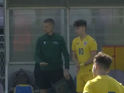 Utistul Rareș Pop a intrat pe parcurs, în eșecul naționalei U19 cu Turcia