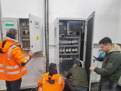 Uzina de Apă Curtici, modernizată după 18 ani: sistem automat pentru cele patru pompe