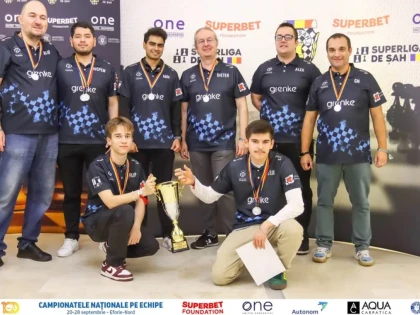 Vados Arad este vicecampioană națională la șah, iar ACS ACB Ineu a obținut locul șapte