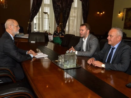 Viceprimarul Levente Bognar l-a primit pe Ambasadorul Ucrainei la București