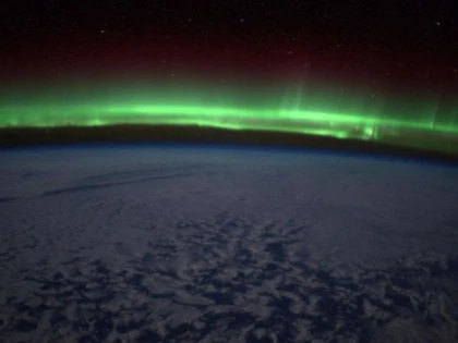 (VIDEO) AURORA BOREALĂ, VĂZUTĂ DIN SPAŢIU