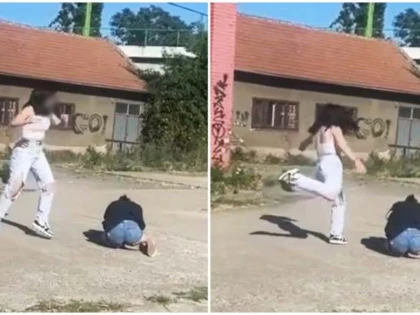(VIDEO) Elevă din Arad, bătută cu bestialitate de mai multe colege