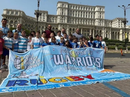 Viitorul rugby-ului arădean sună bine: Warrios CSU este vicecampioană națională la copii sub 8 ani!