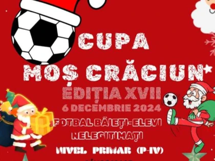 Vineri are loc o nouă ediție a Cupei Moș Crăciun la fotbal, 23 de echipe la start!