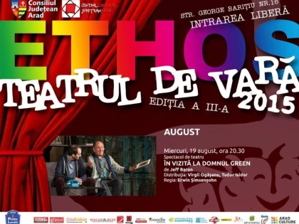 VIRGIL OGASANU VA FI PREZENT ASTAZI PE SCENA TEATRULUI DE VARA ETHOS