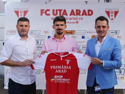 Vlad Morar este noul atacant al UTA-ei: "Mă bucur să fac parte din acest proiect"