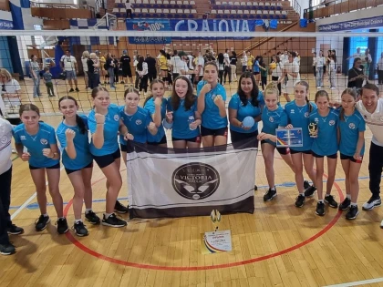 Voleibalistele de la Victoria Nădlac au prins Top 5 pe plan intern, la categoria sub 13 ani!