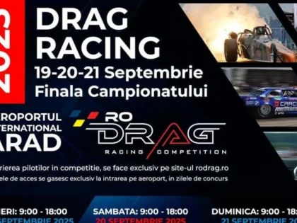 Weekend cu motoare turate la Arad! Finala Drag Racing va fi la Aeroport