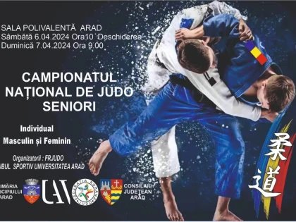 Weekend cu Naționale de judo pentru seniori, în Polivalenta arădeană!