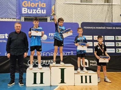 Yanis Clenciu este Paleta de Argint a României! Puștiul de la CSM Arad a devenit vicecampion la tenis de masă
