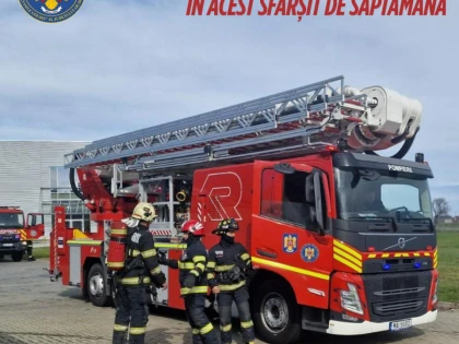 Zeci de misiuni, la sfârșit de săptămână, pentru pompierii arădeni
