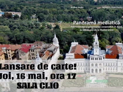 Zilele Administrației debutează, joi, cu o lansare de carte