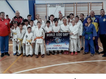 Ziua Mondială a judoului, sărbătorită şi de CSM Arad